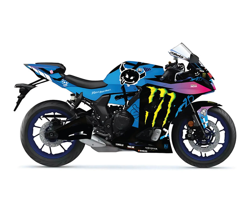 Yamaha Fabio Quartararo Style Monster Monster Graphic Kit Design Bikerz Kingdom