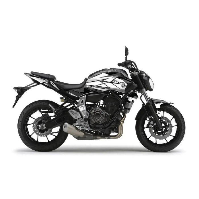 YAMAHA MT07 Yellow White Red Blue Graphic Kit 2014 - 2017 Bikerz Kingdom