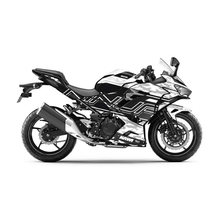 Kawasaki Ninja 400 2018-2024 Ninja Race Theme Graphic Kit Bikerz Kingdom