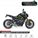 PREMIUM RANGE Yamaha MT09 Monster Energy Graphic Kit fits 2017 - 2020 Bikerz Kingdom