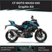 CF Moto NK450 2023-2024 Blues Theme Graphic Kit Bikerz Kingdom