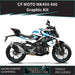CF Moto NK450 2023-2024 Blues Theme Graphic Kit Bikerz Kingdom