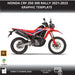 HONDA CRF 250 300 RALLY 2021-2023 Motorcycle 1:1 Vector Graphic Template Bikerz Kingdom