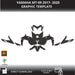 YAMAHA MT-09 2017- 2020 Motorcycle 1:1 Vector Graphic Template Bikerz Kingdom