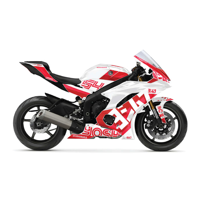 Yamaha YZF R6 Yoshi Graphic Kit 2017 - 2024 Models Bikerz Kingdom