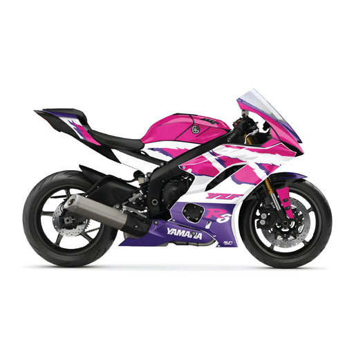 Yamaha YZF R6 Funky Graphic Kit 2017 - 2024 Models Bikerz Kingdom