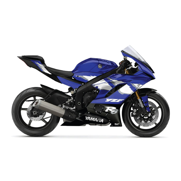 Yamaha YZF R6 Funky Graphic Kit 2017 - 2024 Models Bikerz Kingdom