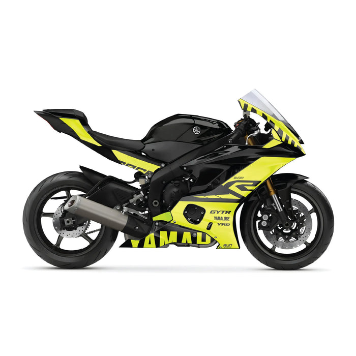 Yamaha YZF R6 Bright Sport Graphic Kit 2017 - 2024 Models Bikerz Kingdom