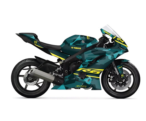 Yamaha YZF R6 Cameo Graphic Kit 2017 - 2024 Models Bikerz Kingdom