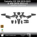 YAMAHA YZF 250 2019-2023 & 450 2018-2022 1:1 Vector Graphic Template Bikerz Kingdom