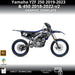 YAMAHA YZF 250 2019-2023 & 450 2018-2022 1:1 Vector Graphic Template Bikerz Kingdom