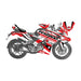 Bajaj Pulsar RS200 Rtech Turqoise Theme Graphic Kit Decal Wrap Set Bikerz Kingdom