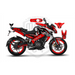 Rossi Shark Pro 46 Graphic Kit for Bajaj NS200, Custom Motorcycle Decals, Perfect Gift for Riders Bikerz Kingdom