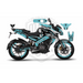Rossi Shark Pro 46 Graphic Kit for Bajaj NS200, Custom Motorcycle Decals, Perfect Gift for Riders Bikerz Kingdom