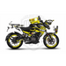 Bajaj Pulsar NS200 Flou Bright Graphic Kit with Wheel Rim Tape Bikerz Kingdom