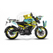 Bajaj Pulsar NS200 Flou Bright Graphic Kit with Wheel Rim Tape Bikerz Kingdom