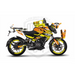 Bajaj Pulsar NS200 Flou Bright Graphic Kit with Wheel Rim Tape Bikerz Kingdom