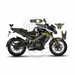 Bajaj Pulsar NS200 Rossi Shark Graphic Kit Custom Bike Wrap Bikerz Kingdom