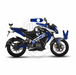 Bajaj Pulsar NS200 Rossi Shark Graphic Kit Custom Bike Wrap Bikerz Kingdom