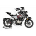 CF Moto 250NK 2017-2022 Grey Dog & Shark Design Theme Graphic Kit Bikerz Kingdom