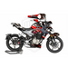 CF Moto 250NK 2017-2022 Blue Dog & Shark Design Theme Graphic Kit Bikerz Kingdom