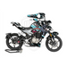 CF Moto 250NK 2017-2022 Blue Dog & Shark Design Theme Graphic Kit Bikerz Kingdom