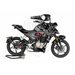 CF Moto 250NK 2017-2022 Blue Dog & Shark Design Theme Graphic Kit Bikerz Kingdom
