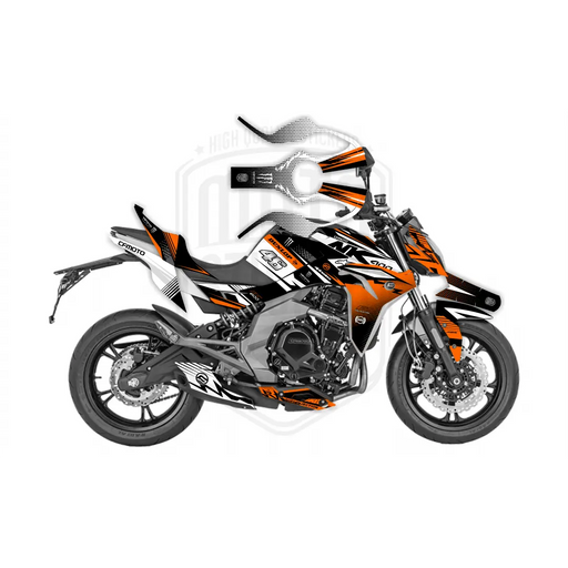 CF Moto 400NK 2017-2021 Dunlop Race Design Theme Graphic Kit Bikerz Kingdom