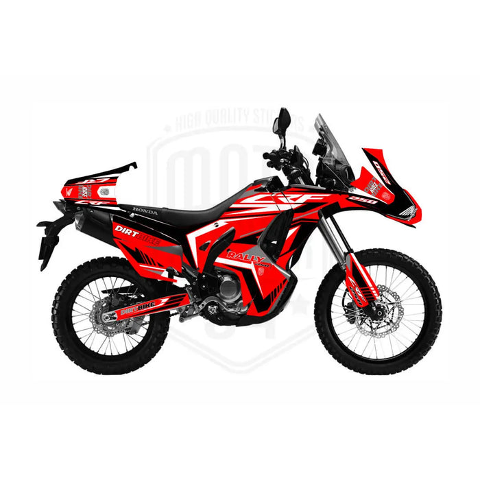 Honda CRF250 RALLY 2017-2022 Bright Lines Theme Graphic Kit Bikerz Kingdom