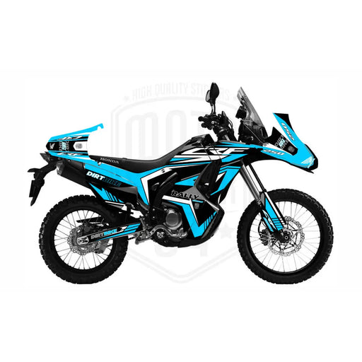 Honda CRF250 RALLY 2017-2022 Bright Lines Theme Graphic Kit Bikerz Kingdom