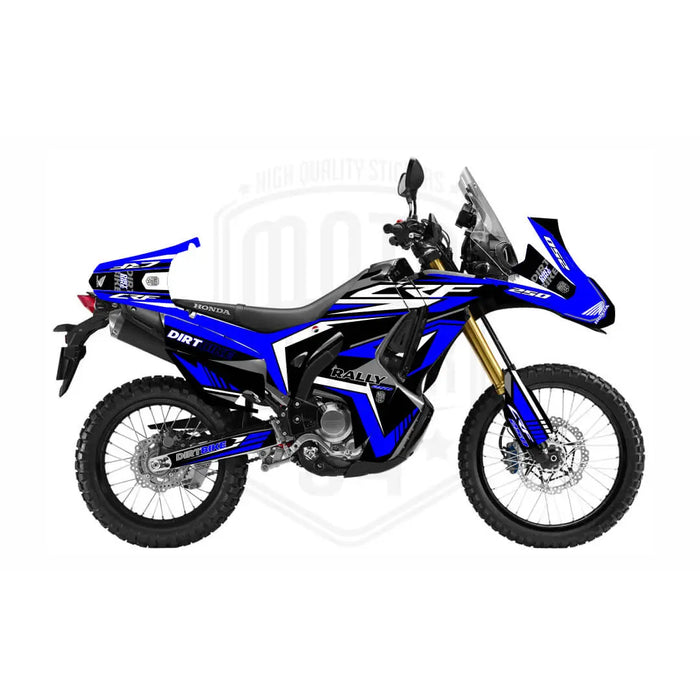 Honda CRF250 RALLY 2017-2022 Bright Lines Theme Graphic Kit Bikerz Kingdom