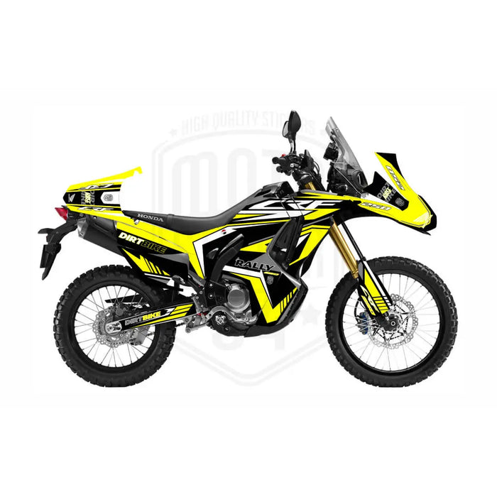 Honda CRF250 RALLY 2017-2022 Bright Lines Theme Graphic Kit Bikerz Kingdom