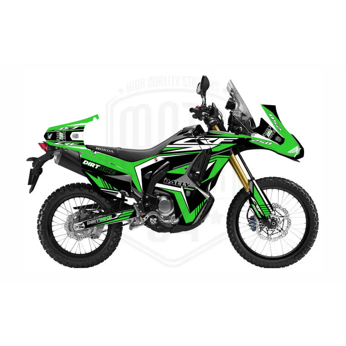 Honda CRF250 RALLY 2017-2022 Bright Lines Theme Graphic Kit Bikerz Kingdom