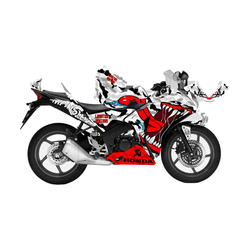 Honda CBR 125 2011-2017 Asphalt Monster Theme Graphic Kit Bikerz Kingdom