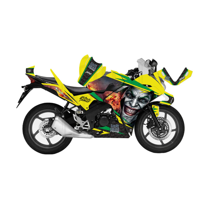 Honda CBR 125 2011-2017 Joker Suicide Squad Theme Decal Wrap Bikerz Kingdom