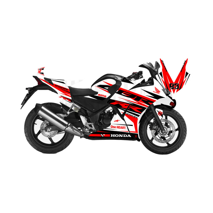 Honda CBR 250 2011-2013 RR Race Lines Theme Graphic Kit Bikerz Kingdom
