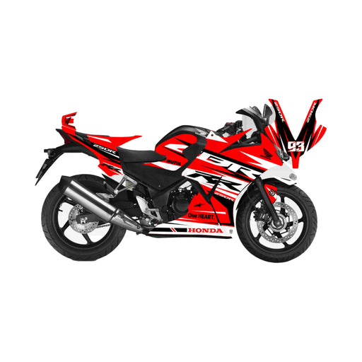 Honda CBR 250 2011-2013 RR Race Lines Theme Graphic Kit Bikerz Kingdom