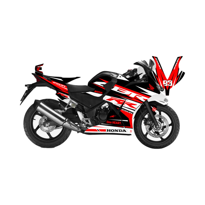 Honda CBR 250 2011-2013 RR Race Lines Theme Graphic Kit Bikerz Kingdom