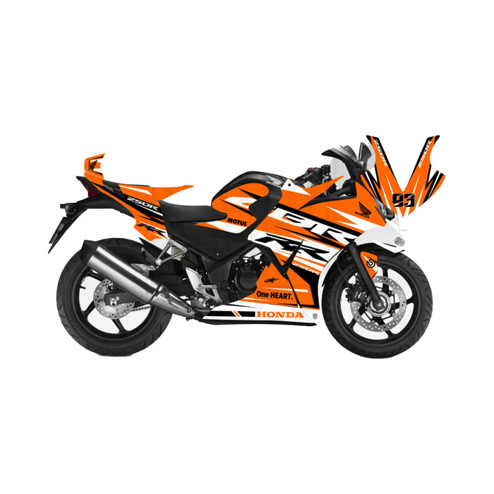 Honda CBR 250 2011-2013 RR Race Lines Theme Graphic Kit Bikerz Kingdom