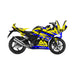 Honda CBR 250 2011-2013 Go Faster Race Lines Theme Graphic Kit Bikerz Kingdom