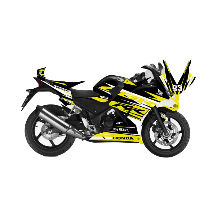 Honda CBR 250 2011-2013 Go Faster Race Lines Theme Graphic Kit Bikerz Kingdom