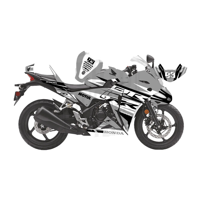 Honda CBR 250 2011-2013 Go Faster Race Lines Theme Graphic Kit Bikerz Kingdom
