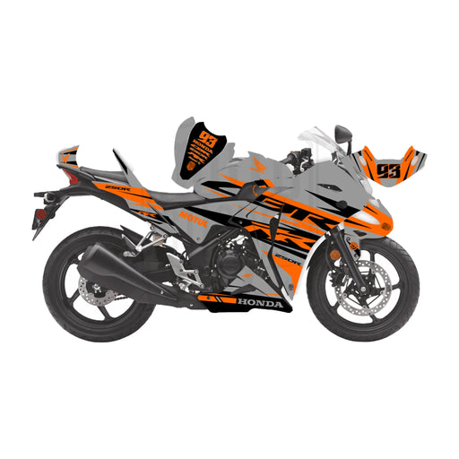 Honda CBR 250 2011-2013 Go Faster Race Lines Theme Graphic Kit Bikerz Kingdom