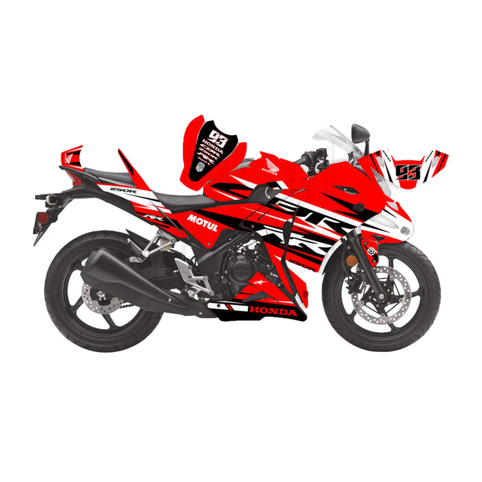 Honda CBR 250 2011-2013 Go Faster Race Lines Theme Graphic Kit Bikerz Kingdom