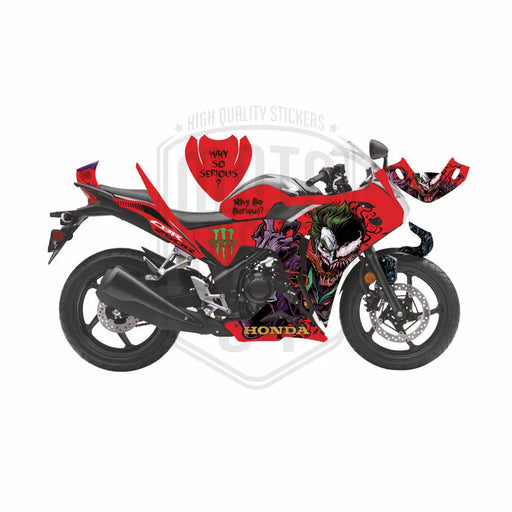 Honda CBR 250 2011-2013 Joker & Venom Graphic Kit Bikerz Kingdom