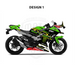 Kawasaki Ninja 300 2012-2016 WSBK Theme Graphic Kit Bikerz Kingdom