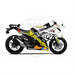 Kawasaki Ninja 300 2012-2016 Rossi Shark Theme Graphic Kit Bikerz Kingdom