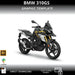 BMW 310GS Motorcycle 1:1 Vector Graphic Template Bikerz Kingdom