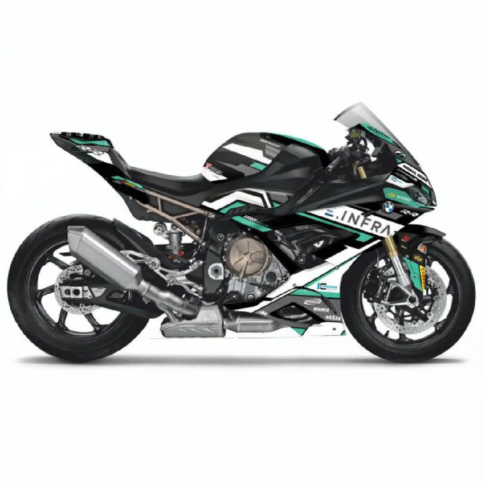 BMW S1000RR 2019–2022 Black Yellow Race Kit Bikerz Kingdom