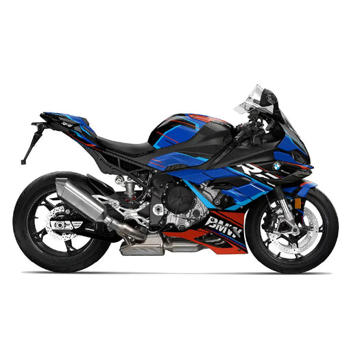 BMW S1000RR 2023 – 2024 Blue Race Graphic Kit | Decals Bikerz Kingdom